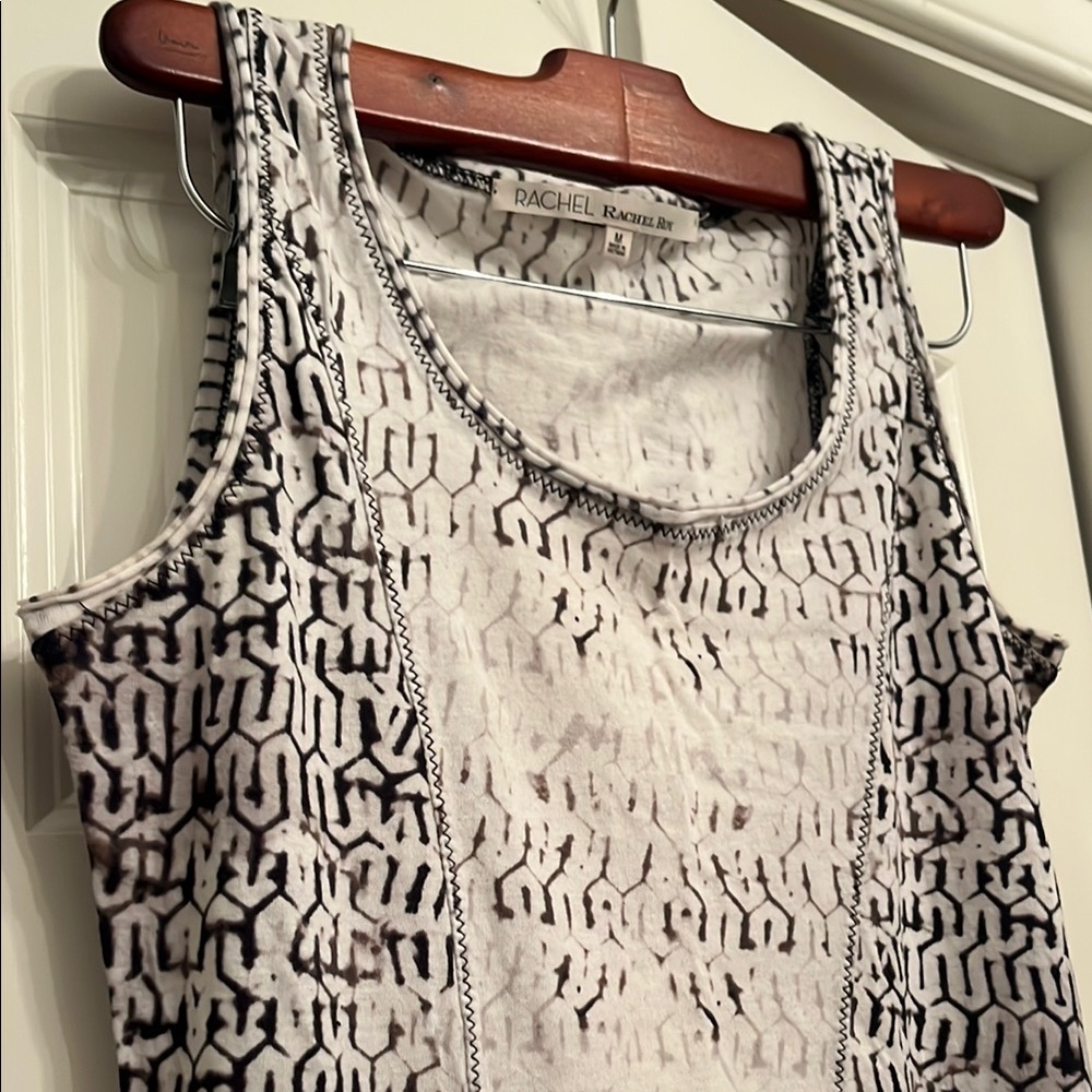 RACHEL Rachel Roy Patterned Tank Mini Dress